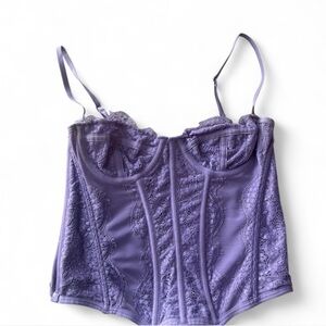 Urban Outfitters Purple Bustier Top